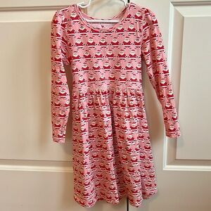 Pink Chicken Santa dress size 7.